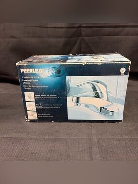 New Peerless P18862OLF-ECO-W Chrome Single Handle Centerset Bathroom Faucet